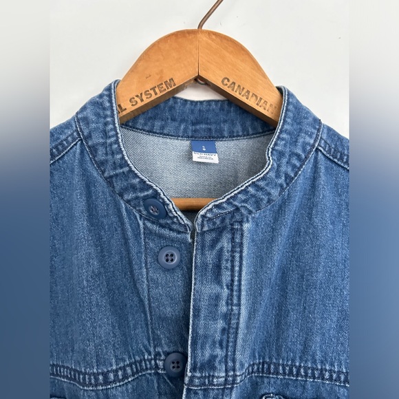 Old Navy One Piece Jumpsuit in Dark Blue Denim Size Large - Picture 4 of 10